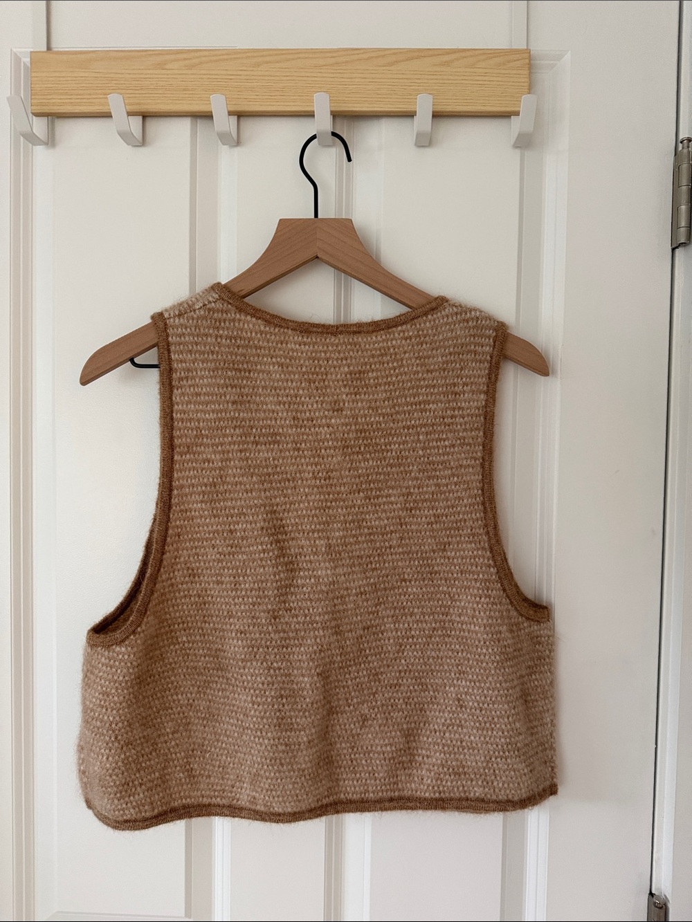 Sezane Pepy Cardigan - Mottled Beige Ecru - Picture 5 of 5
